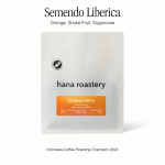 Semendo Liberica — Indonesian Specialty Coffee Beans Semendo Liberica Indonesian specialty coffee beans by Hana Roastery with orange, snake fruit, and sugarcane tasting notes