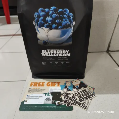 Blueberry Well Cream – Kerinci, Jambi (Anaerobic Natural) Arabica Filter Coffee (Whole Beans) - Sakha Coffee photo review
